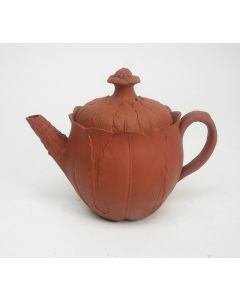 Terracotta theepot, Wedgwood, 19e eeuw