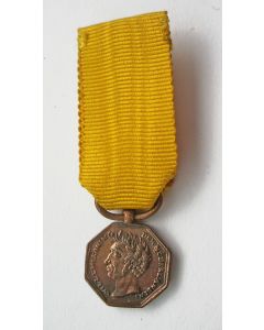 Medaille van den Oorlog op Java, 1825-1830, miniatuur draagmedaille