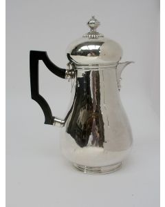 Zilveren chocoladekan ('Turkse kan'), Hendrik Kemp, Amsterdam 1774