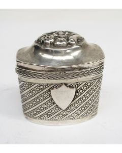 Zilveren lodereindoosje, D.H. Greup, 1840