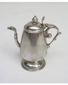Zilveren miniatuur klepkan, Frederik van Strant I, Amsterdam ca. 1725
