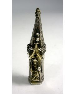 Religieus zilveren ornament of pelgrimsteken, 18e/19e eeuw