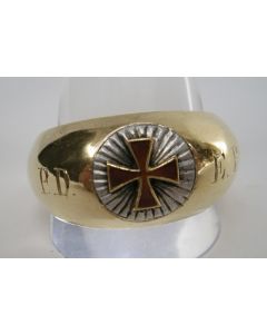 Gouden ring van de Orde der Tempeliers, 1845 
