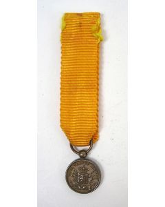 Medaille voor Langdurige Trouwe Dienst in brons, uitvoering in miniatuur
