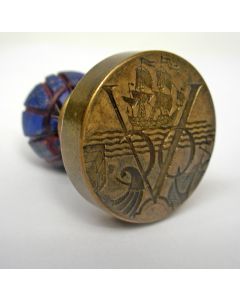 Lakstempel met VOC-motieven