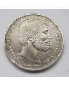 Zilveren rijksdaalder, Koning Willem III, 1871