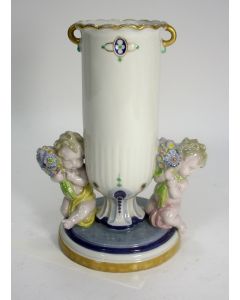 Porseleinen vaas, Karl Ens, Volkstedt, art deco