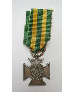 Metalen Kruis Vrijwilligers, 1830-1831, miniatuur draagmedaille