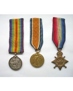 [Engeland] Drie militaire onderscheidingen periode 1914-1918, met tenaamstelling