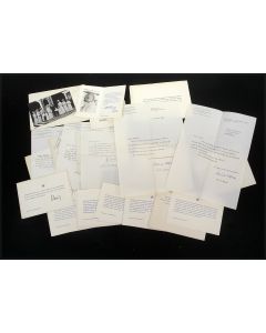 14  bedankkaarten van Prinses Beatrix en Prins Claus voor diverse gelegenheden, 1967-1970