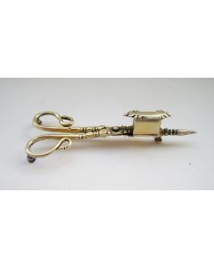 Zilveren miniatuur kaarsensnuiter, 17e eeuw