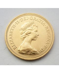 Engeland, gouden sovereign, Koningin Elisabeth, 1980