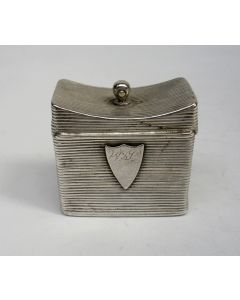 Zilveren lodereindoosje, 1855