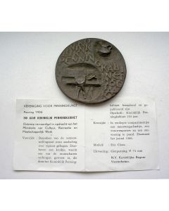 Jaarpenning VPK 1966, 150 jaar Koninklijk Penningkabinet [Eric Claus]