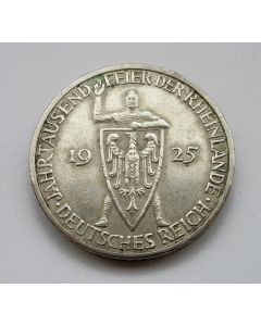 Duitsland (Weimar) 3 Mark 1925 J (Rheinlandfeier)