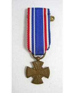 Mobilisatiekruis 1914-1918, miniatuur draagmedaille