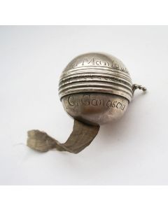 Zilveren meetlinthouder, Italië, 19e eeuw