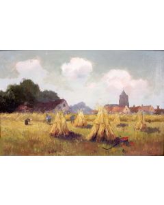 Cornelis de Bruyn, Korenveld bij Leersum