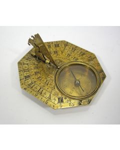 Zakzonnewijzer met kompas door Baradelle, Parijs, 18e eeuw