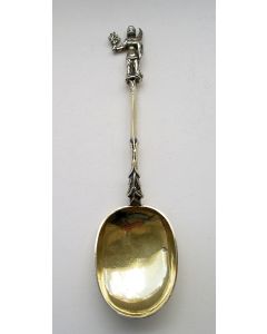 Zilveren sierlepel, Amsterdam 1718