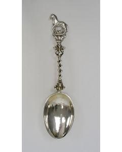 Friese zilveren geboortelepel, Jan Rienstra, Sneek, gedateerd 1780