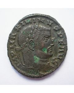 Keizer Maximinus II, bronzen munt, ca. 310 n. Chr.