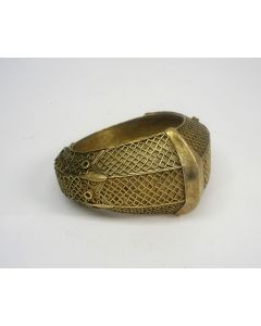 Verguld koperen armband, Minangkabau, Sumatra