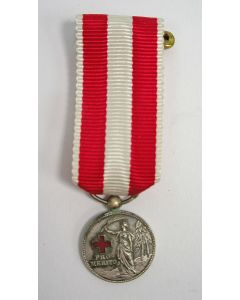 Medaille van Verdienste van het Nederlandse Rode Kruis (1945-1977), miniatuur draagmedaille