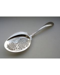 Zilveren fruitschep, J. Schijfsma Woudsend, 1882