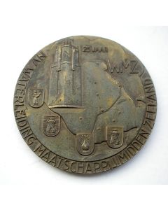 Penning, 25-jarig bestaan Waterleiding Maatschappij Midden-Zeeland, 1961