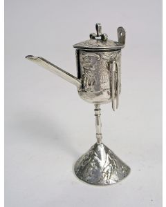 Zilveren miniatuur, snotneus, 19e eeuw 