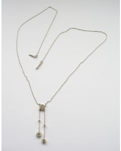Zilveren art deco collier, ca. 1920