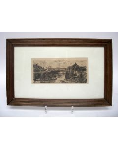 Jacob Maris, Bruggetje bij Loosduinen, ets