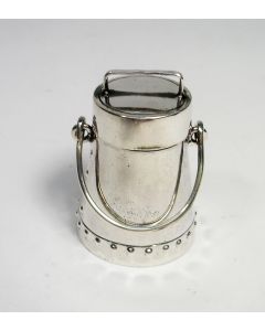 Zilveren miniatuur doofpot, Willem van Strant, Amsterdam 1740
