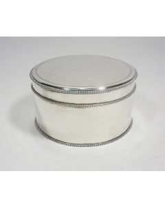 Zilveren koektrommel, Jacob Hendrik Stellingwerff, Amsterdam,1802