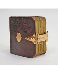 Miniatuur gebedenboekje met gouden slot, 19e eeuw