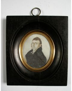 Portretminiatuur van een heer, ca. 1820 (t.g.a. Samuel Benavente)