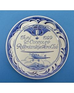 Herdenkingsbord, Vliegconcours Rotterdamsche Aëro Club, De Porceleyne Fles, 1929