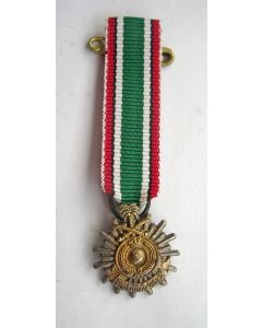 De Medaille van de Bevrijding van Koeweit (Saoedi-Arabië), zilveren miniatuur