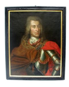 Portret van Keizer Karel VII van het Heilige Roomse Rijk, olieverf, ca. 1740