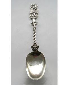 Friese zilveren gelegenheidslepel, Age Binses Looxma, Sneek, 18e eeuw