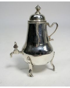 Zilveren miniatuur kraantjeskan, Jan Borduur, Amsterdam, 1760