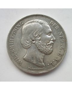 Zilveren rijksdaalder, Koning Willem III, 1868