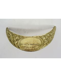 Helmplaat van een Franse soldaat van de Eerste Wereldoorlog