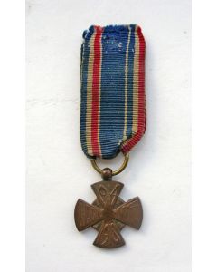 Mobilisatiekruis 1914-1918, miniatuur draagmedaille