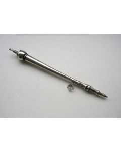 Zilveren tamboereernaaldhouder, 19e eeuw