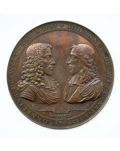 Plaquette, Gebroeders Cornelis en Johan de Witt