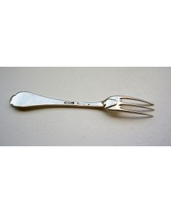 Zilveren confituurvorkje, Johan Diederik Sluyter, Amsterdam, 1738