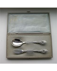 Jugendstil zilveren gembercouvert, J.M. van Kempen, ca. 1900