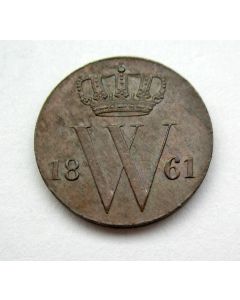 1/2 cent, 1861 vrijwel FDC